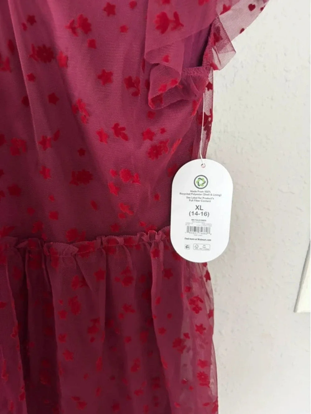 Youth NWT Wonder Nation red dress size XL (14-16)
